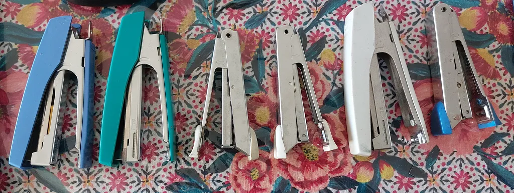 six staplers