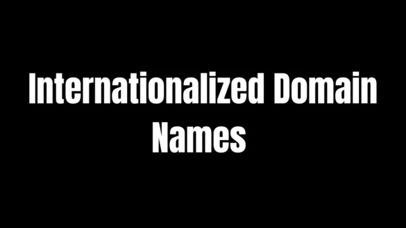 internationalized domain names